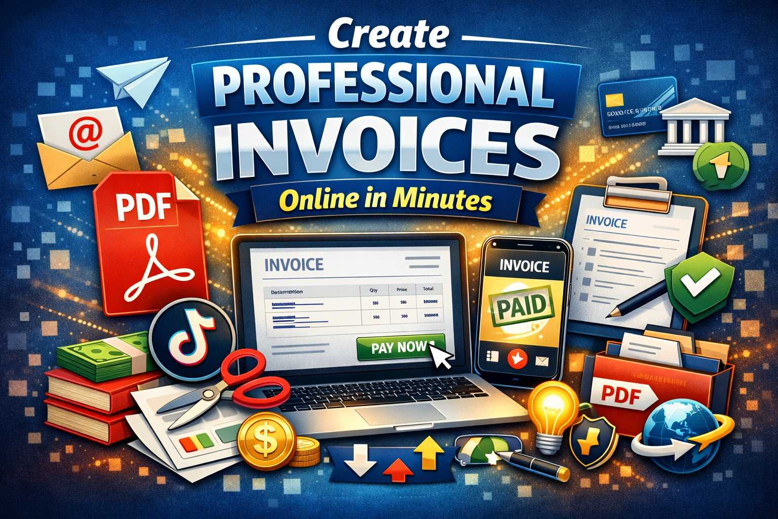 Create Professional Invoices Online in Minutes