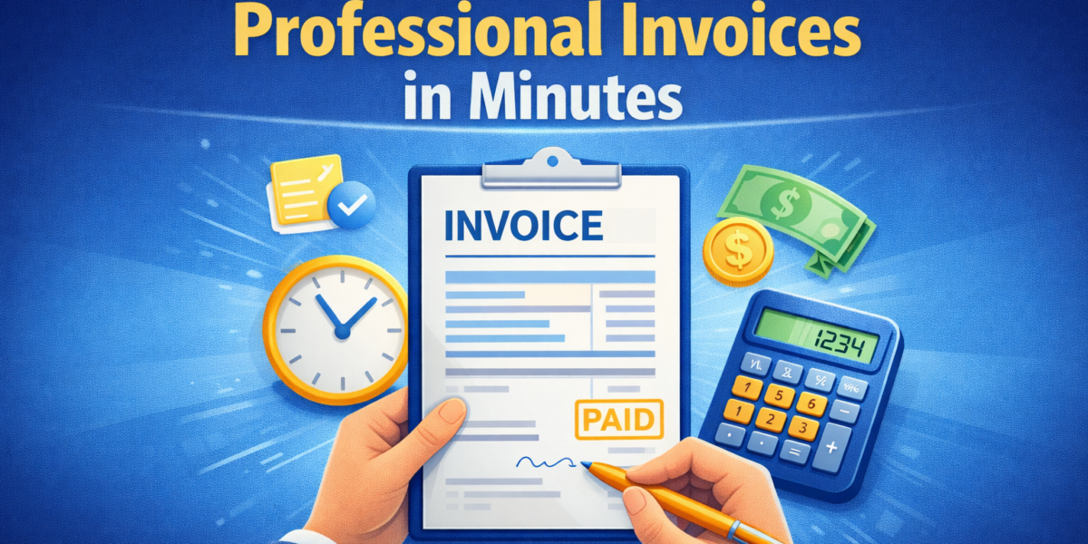 How to Create Professional Invoices in Minutes