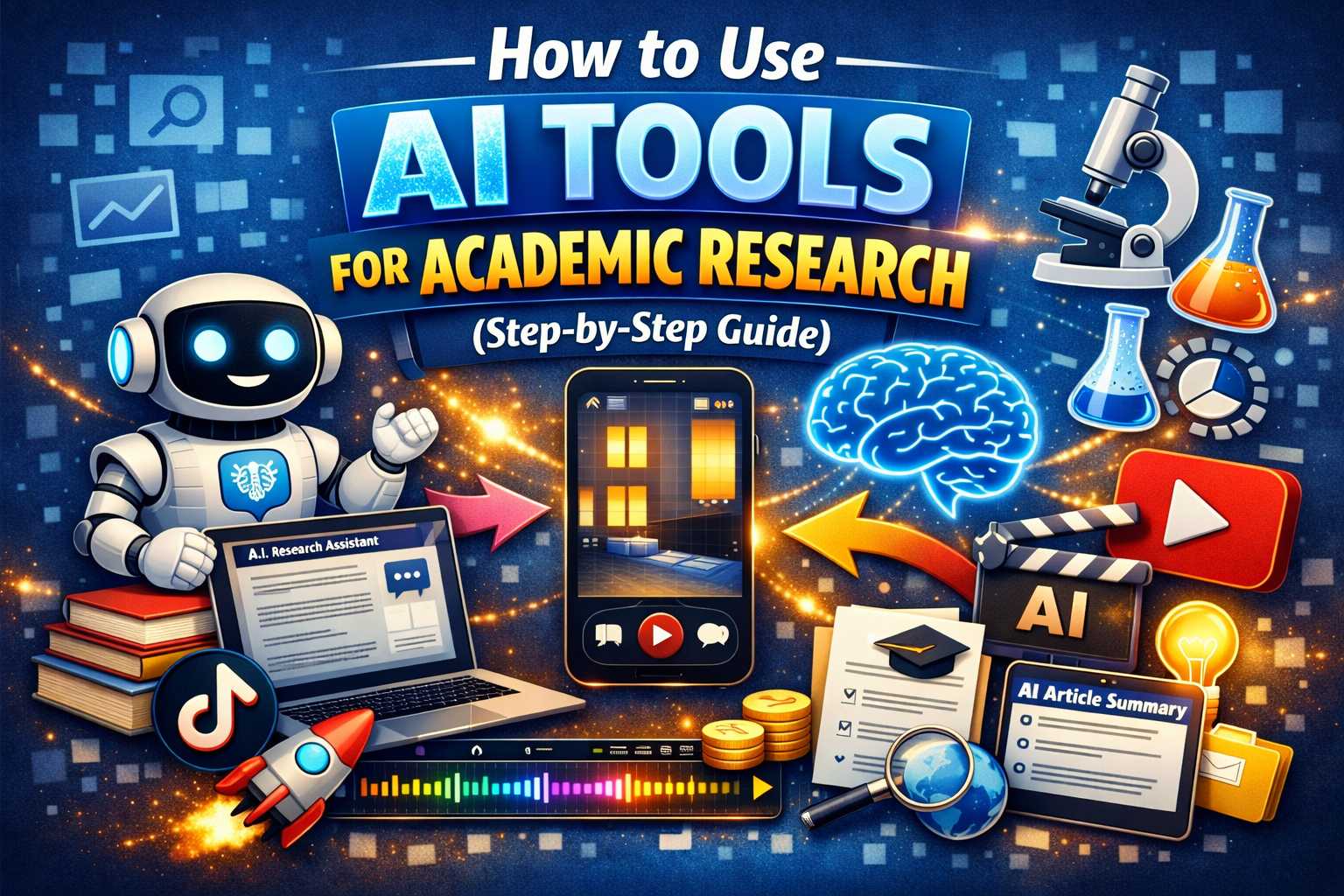 How to Use AI Tools for Academic Research (Step-by-Step Guide)