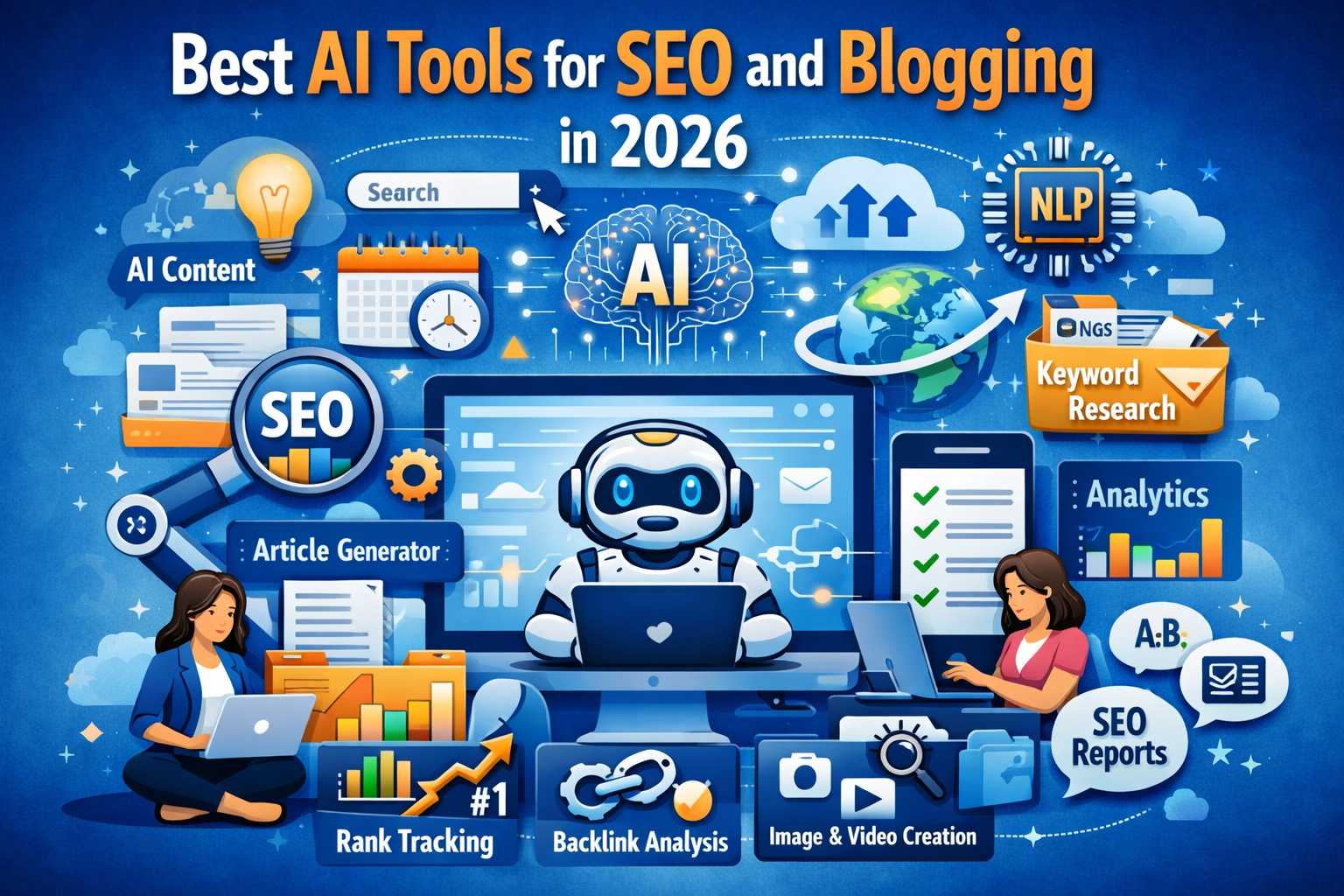 SEO Title Best AI Tools for SEO and Blogging in 2026