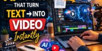 AI Tools That Turn Text Into Video Instantly in 2026