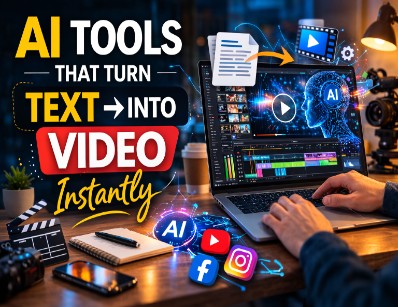 AI Tools That Turn Text Into Video Instantly in 2026
