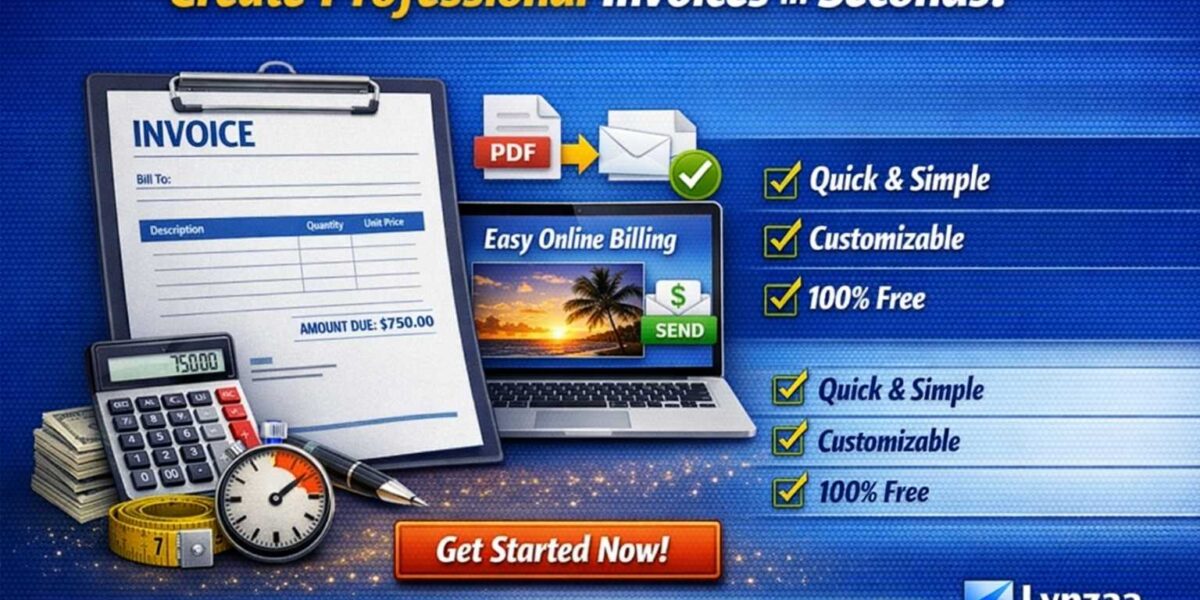 Create Professional Invoices Online in Minutes