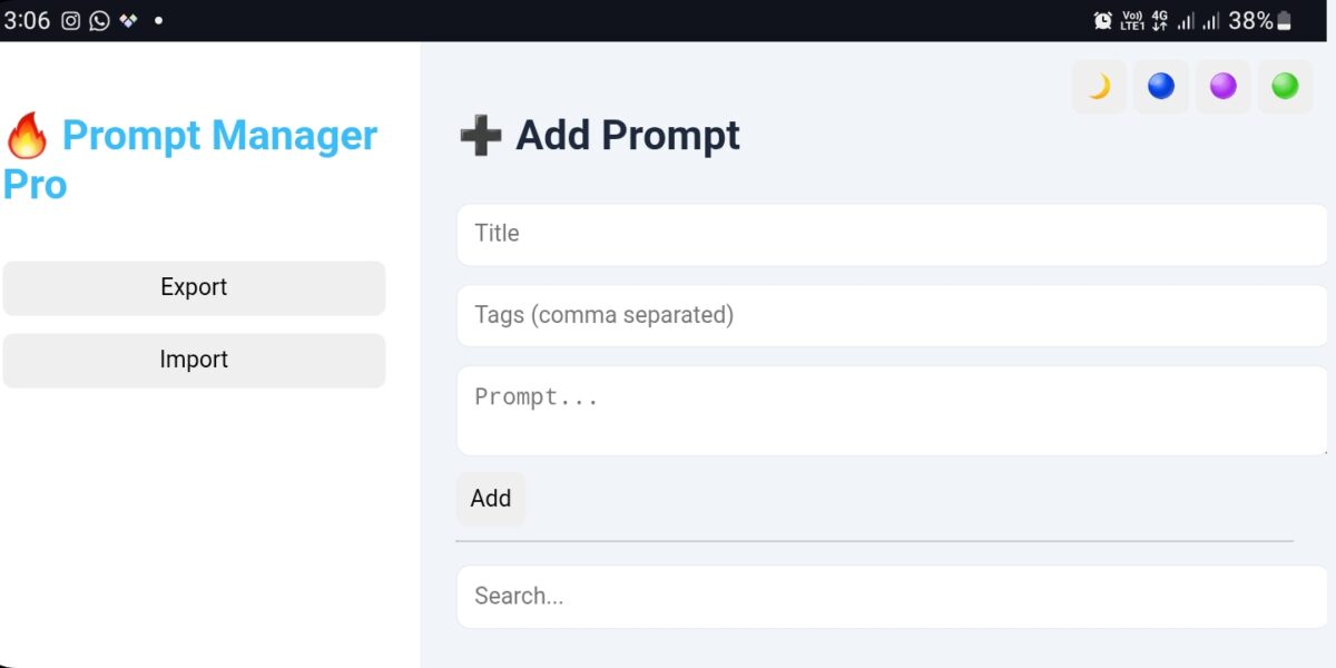 Prompt Manager Pro: The Smart Way to Organize, Save, and Reuse Your AI Prompts