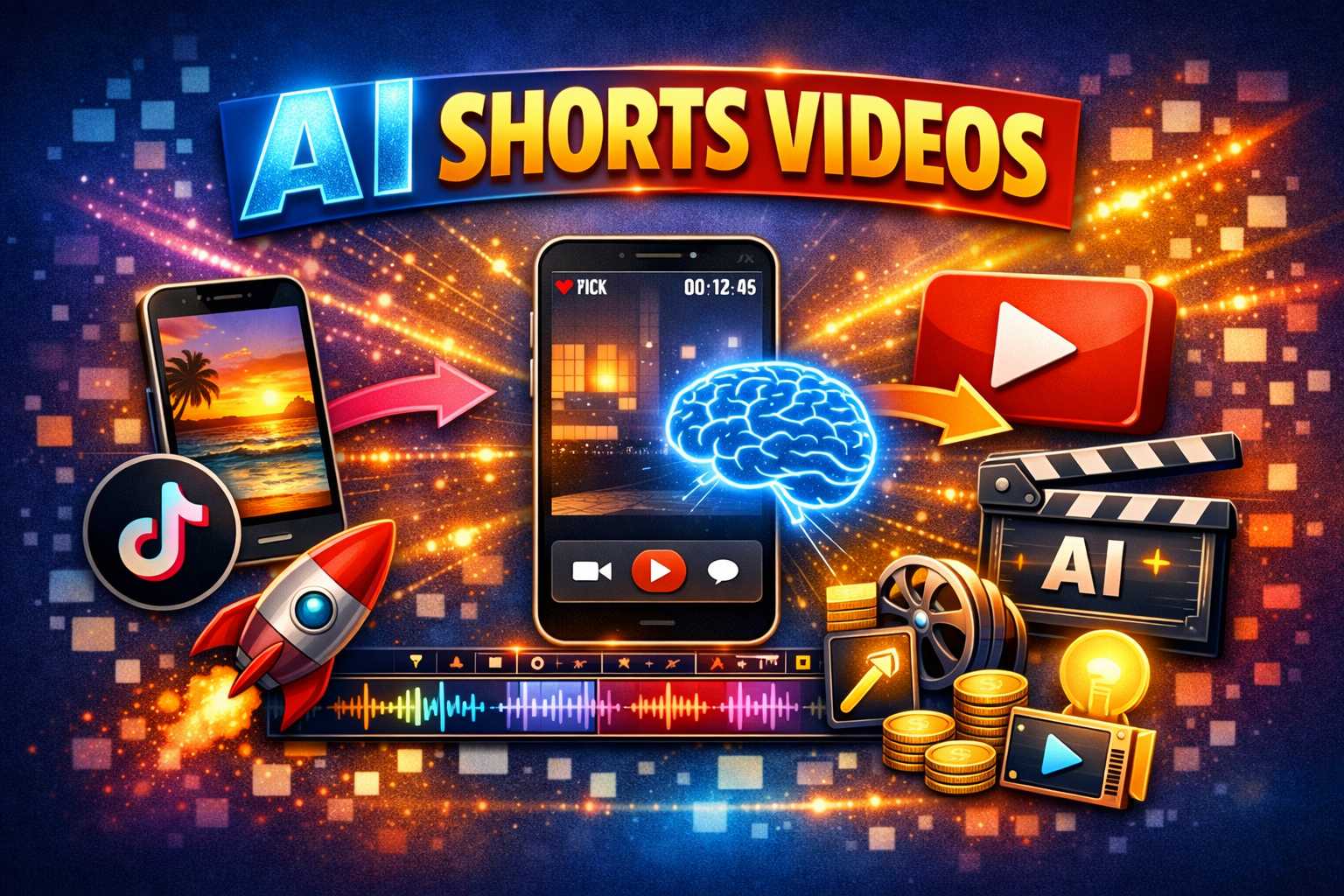 How to Create AI Shorts Videos for TikTok and YouTube in Minutes
