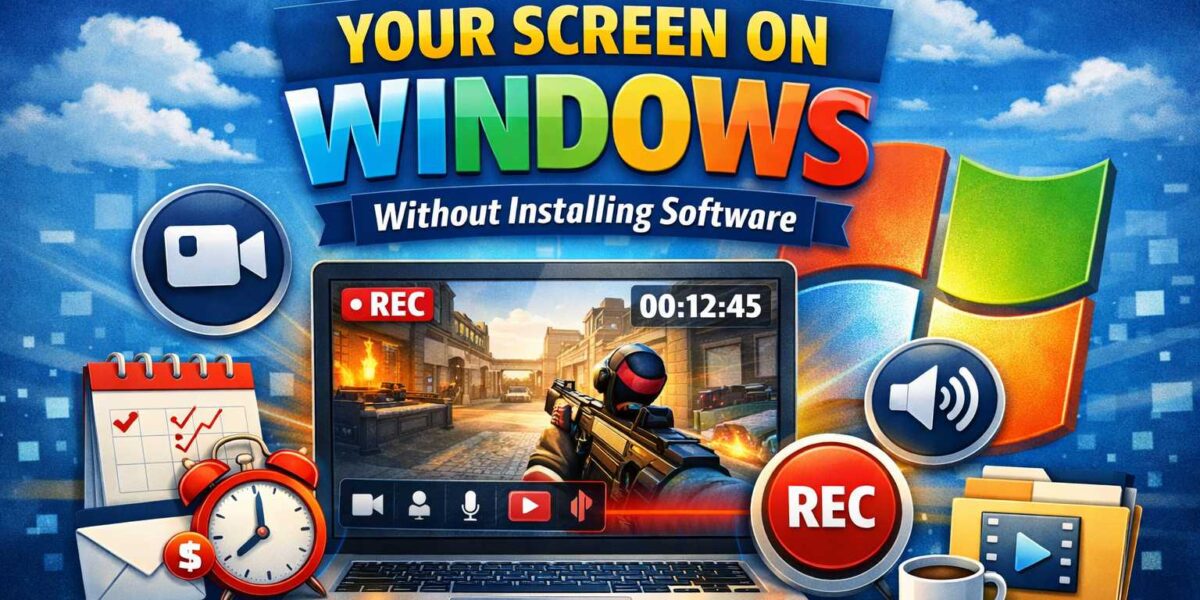 How to Record Your Screen on Windows Without Installing Software