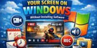 How to Record Your Screen on Windows Without Installing Software