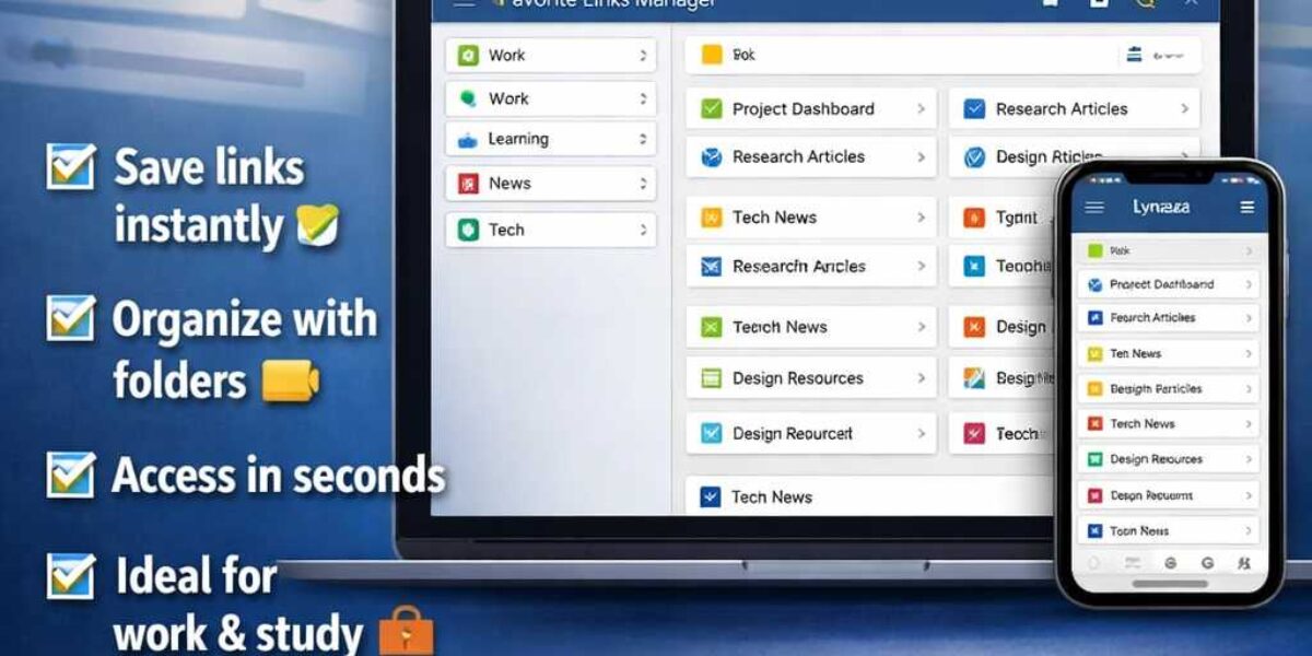 Never Lose Important Links Again: Organize Your Web Life with Favorite Links Manager