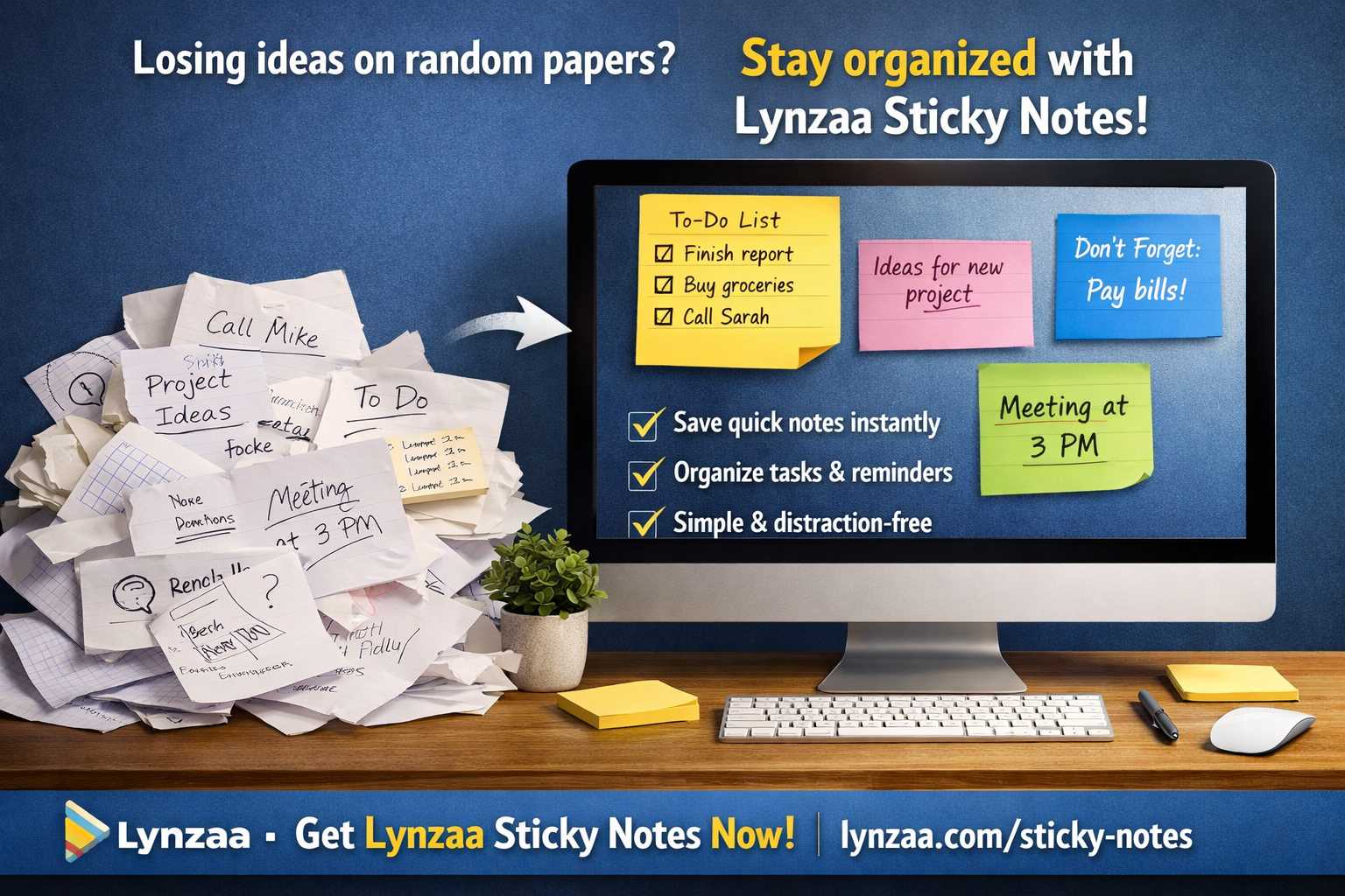 sticky notes