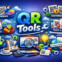 QR code generator online tool interface